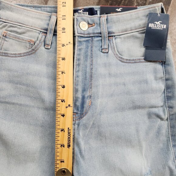 Hollister Ultra High Rise Super Skinny Jeans Womens size 3R 26x29 Denim Pants - Picture 8 of 10